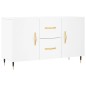 vidaXL Aparador de madera de ingeniería blanco 100x36x60 cm vidaXL Aparador de madera de ingeniería blanco 100x36x60 cm