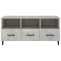 vidaXL Mueble de TV madera contrachapada gris hormigón 102x35x50 cm vidaXL Mueble de TV madera contrachapada gris hormigón 102x35x50 cm