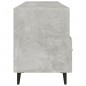 vidaXL Mueble de TV madera contrachapada gris hormigón 102x35x50 cm vidaXL Mueble de TV madera contrachapada gris hormigón 102x35x50 cm