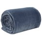 vidaXL Manta de poliéster gris Ultimate 130x170 cm vidaXL Manta de poliéster gris Ultimate 130x170 cm