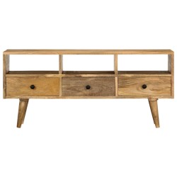 vidaXL Mueble para TV de madera maciza de mango 110x36x50 cm