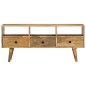 vidaXL Mueble para TV de madera maciza de mango 110x36x50 cm vidaXL Mueble para TV de madera maciza de mango 110x36x50 cm