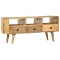 vidaXL Mueble para TV de madera maciza de mango 110x36x50 cm vidaXL Mueble para TV de madera maciza de mango 110x36x50 cm