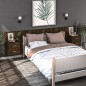 vidaXL Mesita de noche de pared 2 unidades color roble ahumado vidaXL Mesita de noche de pared 2 unidades color roble ahumado