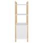 vidaXL Aparador alto madera contrachapada blanco 80x40x121 cm vidaXL Aparador alto madera contrachapada blanco 80x40x121 cm