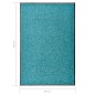 vidaXL Felpudo lavable azul cian 60x90 cm vidaXL Felpudo lavable azul cian 60x90 cm