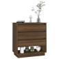 vidaXL Aparador de madera contrachapada marrón roble 70x41x75 cm vidaXL Aparador de madera contrachapada marrón roble 70x41x75 cm