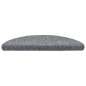 vidaXL Alfombrillas de escalera autoadhesivas 10 uds gris 56x17x3 cm vidaXL Alfombrillas de escalera autoadhesivas 10 uds gris 56x17x3 cm
