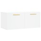 vidaXL Armario de pared madera de ingeniería blanco 80x36,5x35 cm vidaXL Armario de pared madera de ingeniería blanco 80x36,5x35 cm