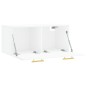 vidaXL Armario de pared madera de ingeniería blanco 80x36,5x35 cm vidaXL Armario de pared madera de ingeniería blanco 80x36,5x35 cm