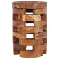 vidaXL Mesita de noche de madera maciza de teca 30x30x45 cm