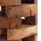 vidaXL Mesita de noche de madera maciza de teca 30x30x45 cm