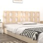 vidaXL Cabecero de cama madera maciza de pino 205,5x4x100 cm