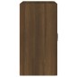 vidaXL Armario de pared madera contrachapada marrón roble 60x31x60 cm