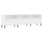 vidaXL Mueble de TV madera contrachapada blanco 150x30x44,5 cm