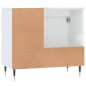 vidaXL Armario de baño madera contrachapada blanco 65x33x60 cm