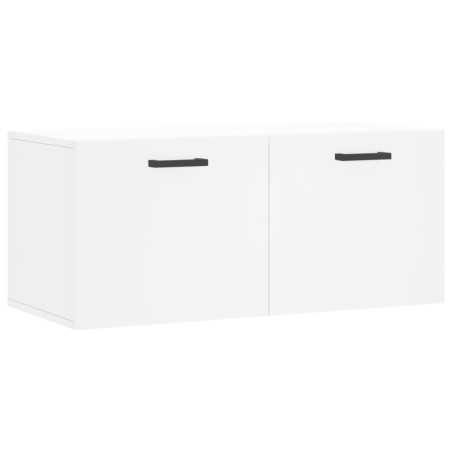 vidaXL Armario de pared madera de ingeniería blanco 80x36,5x35 cm