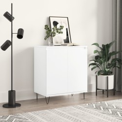vidaXL Aparador de madera contrachapada blanco 60x35x70 cm
