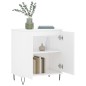 vidaXL Aparador de madera contrachapada blanco 60x35x70 cm