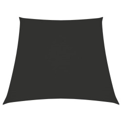 vidaXL Toldo de vela trapezoidal tela oxford gris antracita 3/4x3 m