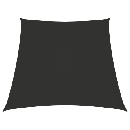 vidaXL Toldo de vela trapezoidal tela oxford gris antracita 3/4x3 m