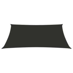 vidaXL Toldo de vela trapezoidal tela oxford gris antracita 3/4x3 m