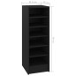 vidaXL Mueble zapatero madera contrachapada negro 31,5x35x90 cm vidaXL Mueble zapatero madera contrachapada negro 31,5x35x90 cm