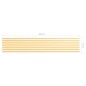 vidaXL Toldo para balcón tela oxford blanco y amarillo 75x400 cm vidaXL Toldo para balcón tela oxford blanco y amarillo 75x400 cm