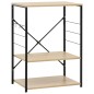 vidaXL Armario microondas madera ingeniería negro roble 60x39,6x79,5cm vidaXL Armario microondas madera ingeniería negro roble 60x39,6x79,5cm