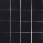 vidaXL Cojines de silla de jardín 2 uds tela a cuadros negro 40x40x3cm