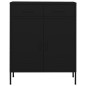 vidaXL Armario de almacenamiento acero negro 80x35x101,5 cm vidaXL Armario de almacenamiento acero negro 80x35x101,5 cm