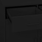 vidaXL Armario de almacenamiento acero negro 80x35x101,5 cm vidaXL Armario de almacenamiento acero negro 80x35x101,5 cm