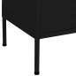 vidaXL Armario de almacenamiento acero negro 80x35x101,5 cm vidaXL Armario de almacenamiento acero negro 80x35x101,5 cm