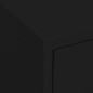 vidaXL Armario de almacenamiento acero negro 80x35x101,5 cm vidaXL Armario de almacenamiento acero negro 80x35x101,5 cm