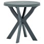 vidaXL Mesa bistro verde plástico Ø70 cm vidaXL Mesa bistro verde plástico Ø70 cm