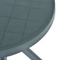 vidaXL Mesa bistro verde plástico Ø70 cm vidaXL Mesa bistro verde plástico Ø70 cm