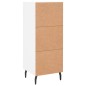 vidaXL Aparador madera de ingeniería blanco 34,5x34x90 cm