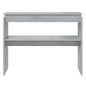 vidaXL Mesa consola madera contrachapada gris Sonoma 102x30x80 cm