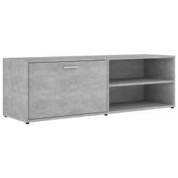 vidaXL Mueble de TV madera contrachapada gris hormigón 120x34x37 cm