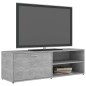 vidaXL Mueble de TV madera contrachapada gris hormigón 120x34x37 cm vidaXL Mueble de TV madera contrachapada gris hormigón 120x34x37 cm