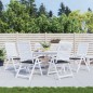 vidaXL Cojines de silla de jardín 6 uds tela a cuadros negro 50x50x3cm vidaXL Cojines de silla de jardín 6 uds tela a cuadros negro 50x50x3cm
