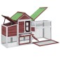 vidaXL Gallinero madera maciza de pino color moca 186,5x58,5x113 cm vidaXL Gallinero madera maciza de pino color moca 186,5x58,5x113 cm