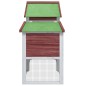 vidaXL Gallinero madera maciza de pino color moca 186,5x58,5x113 cm vidaXL Gallinero madera maciza de pino color moca 186,5x58,5x113 cm