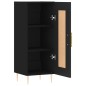 vidaXL Aparador de madera contrachapada negro 34,5x34x90 cm vidaXL Aparador de madera contrachapada negro 34,5x34x90 cm