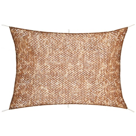 vidaXL Red de camuflaje con bolsa de almacenamiento beige 6x7 m