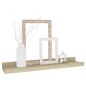 vidaXL Estantes de pared 2 unidades color roble Sonoma 40x9x3 cm