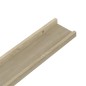 vidaXL Estantes de pared 2 unidades color roble Sonoma 40x9x3 cm