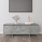 vidaXL Mueble de TV madera contrachapada gris hormigón 120x30x40,5 cm vidaXL Mueble de TV madera contrachapada gris hormigón 120x30x40,5 cm