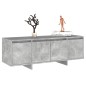 vidaXL Mueble de TV madera contrachapada gris hormigón 120x30x40,5 cm vidaXL Mueble de TV madera contrachapada gris hormigón 120x30x40,5 cm