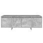 vidaXL Mueble de TV madera contrachapada gris hormigón 120x30x40,5 cm vidaXL Mueble de TV madera contrachapada gris hormigón 120x30x40,5 cm
